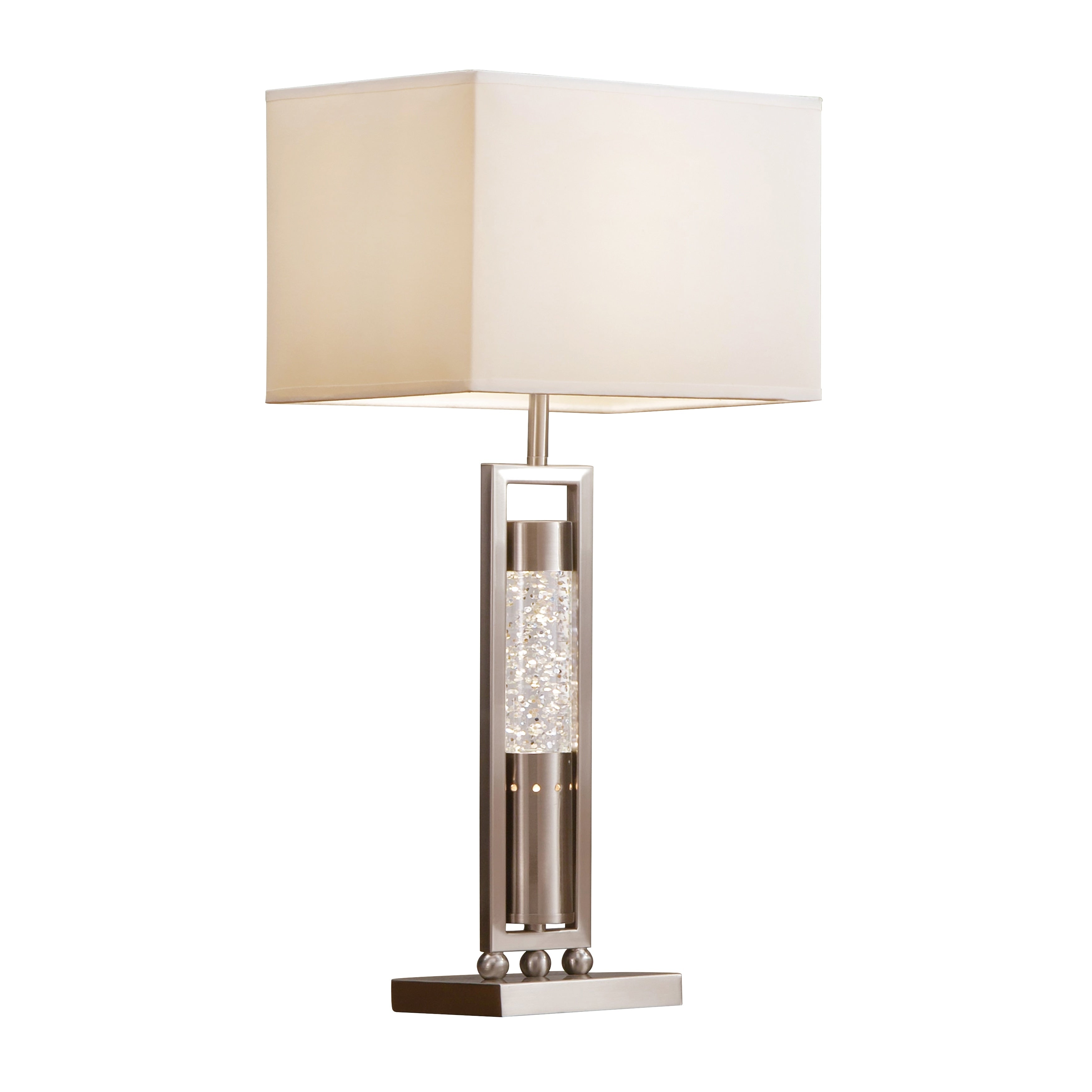 Lampada da tavolo con paralume rettangolare Conover