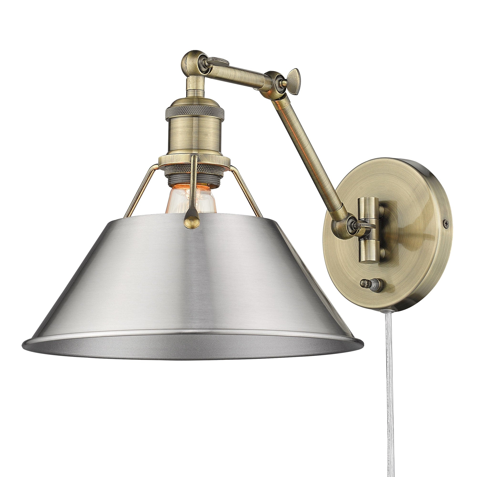 Applique da parete snodabile Orwell a 1 luce
