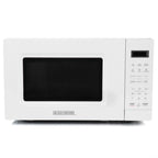 Forno a microonde digitale a LED da 0,7 piedi cubi e 700 watt, colore bianco, con blocco di sicurezza per bambini