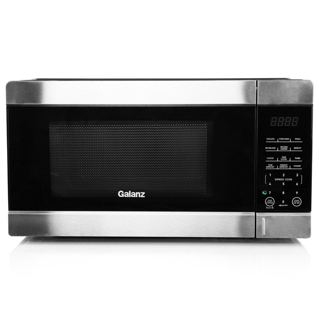 Forno a microonde da banco da 0,9 piedi cubi e 900 W, colore nero, con cottura One Touch Express