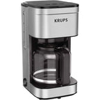 Macchina per caffè americano da 10 tazze, display digitale, finitura in acciaio inossidabile, timer programmabile, spegnimento automatico