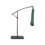 Ombrellone da giardino illuminato a energia solare da 10 piedi con base