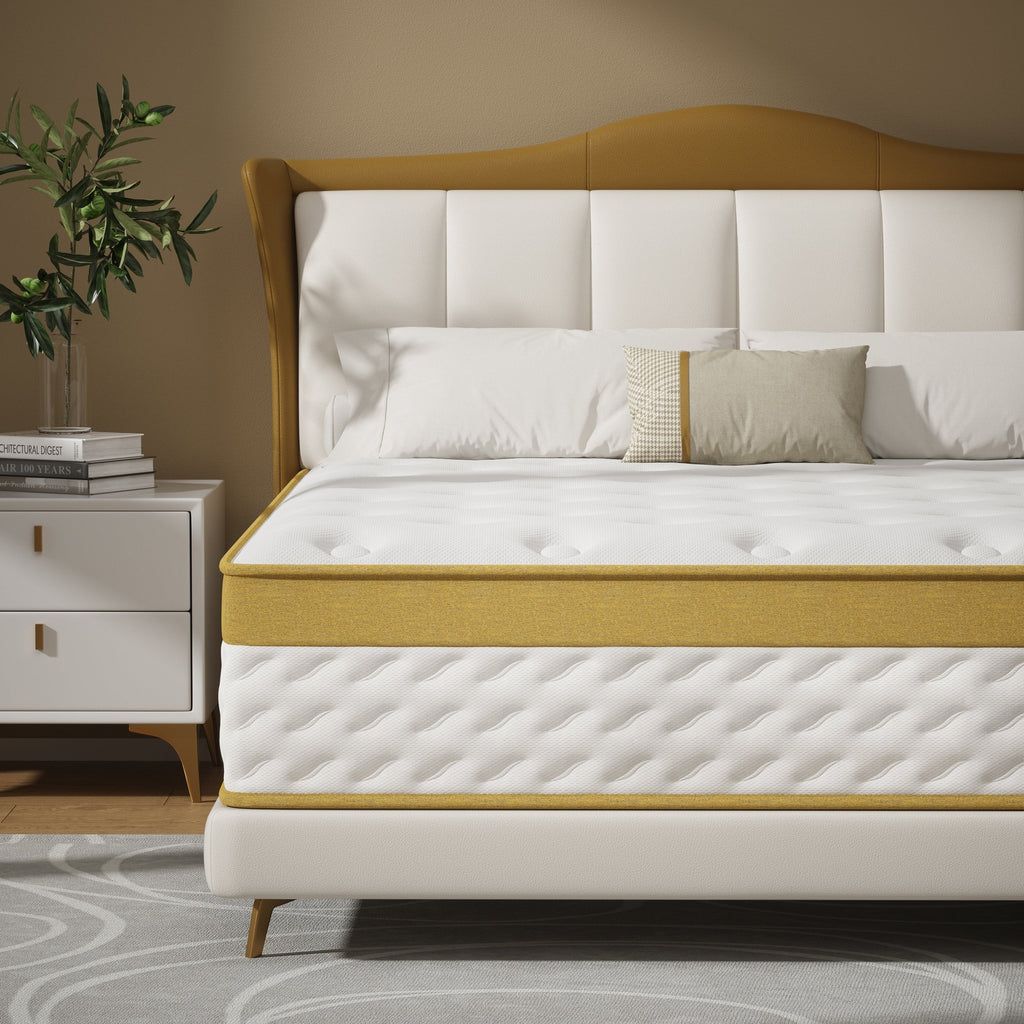 Materasso ibrido in memory foam e molle interne da 10 pollici