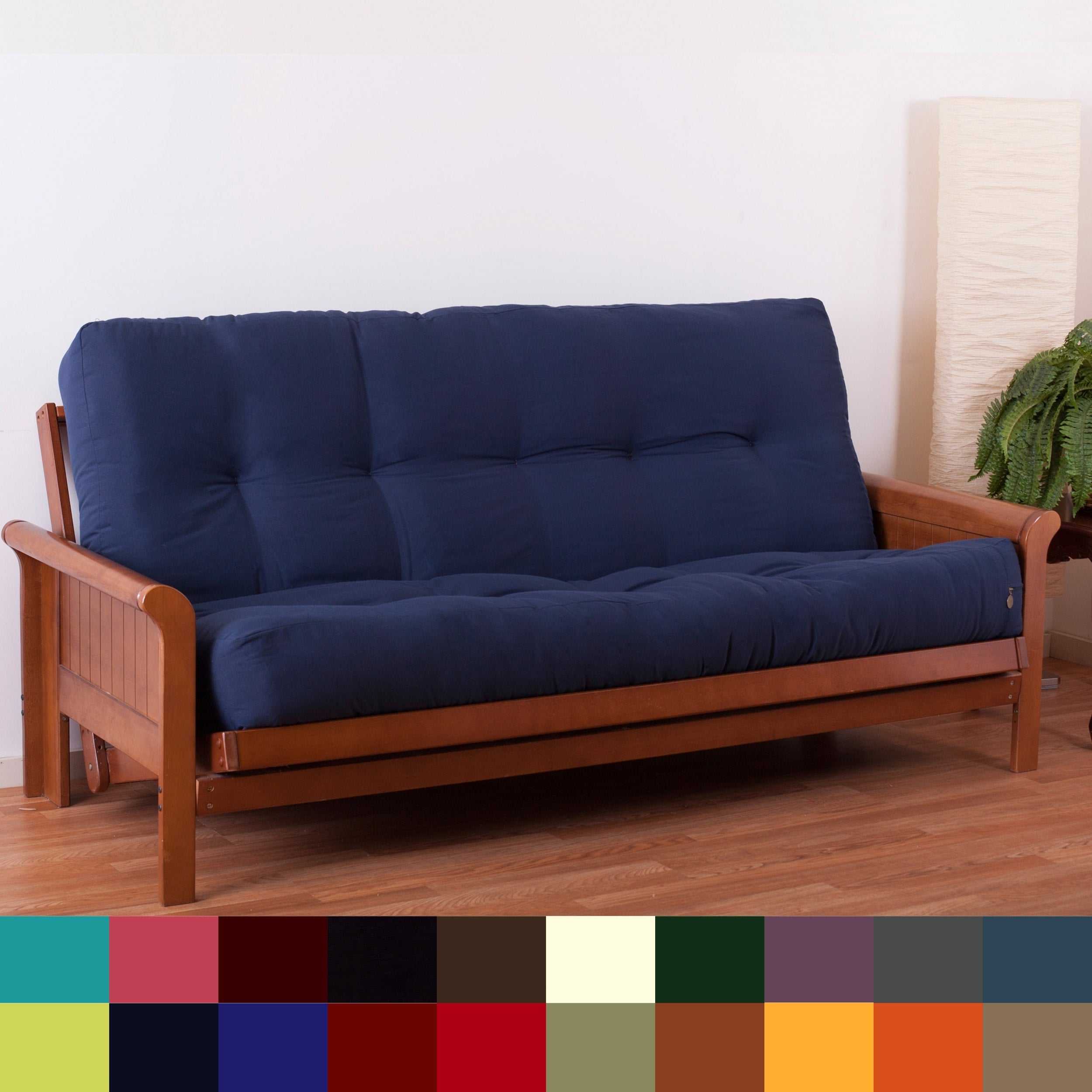 Materasso futon in twill spesso 10 pollici (singolo, matrimoniale o queen-size)