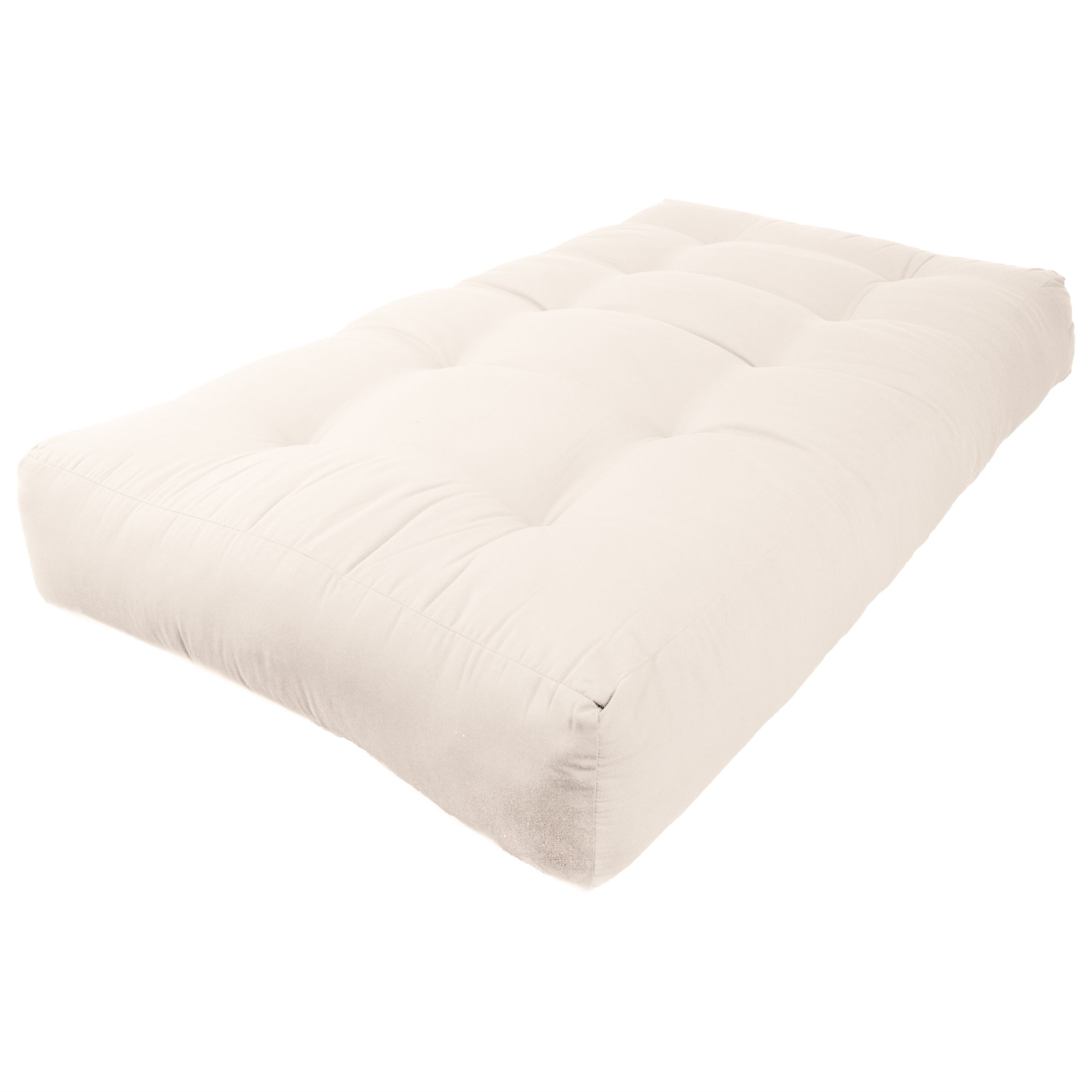 Materasso futon in twill spesso 10 pollici (singolo, matrimoniale o queen-size)
