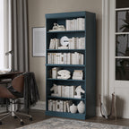 Libreria a 6 ripiani in legno massello al 100% con ante opzionali di Palace Imports