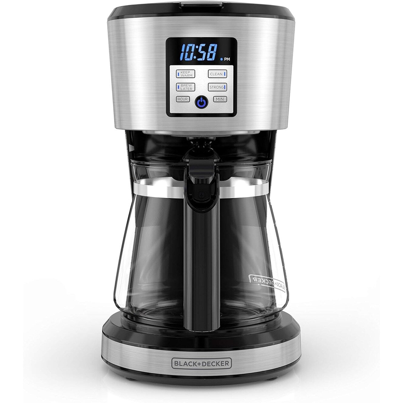 Macchina per caffè programmabile da 12 tazze, tecnologia Vortex Brew, nera