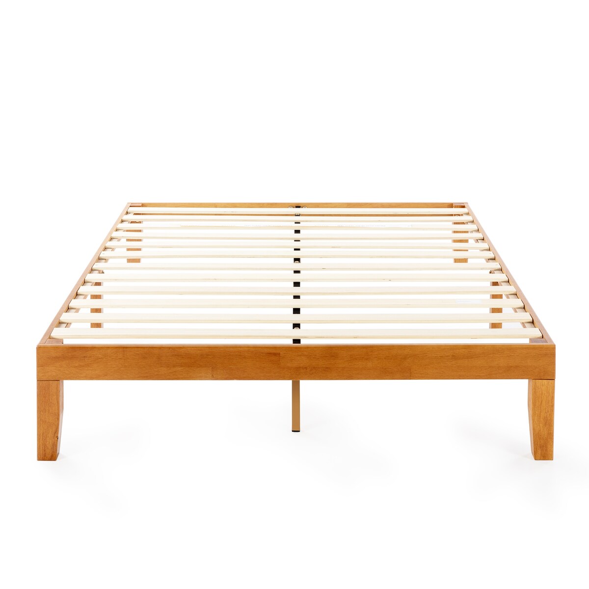 12 Letto a piattaforma classico in legno massello
