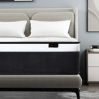 12 materassi ibridi in memory foam di medie dimensioni in una scatola