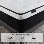 12 materassi ibridi in memory foam di medie dimensioni in una scatola