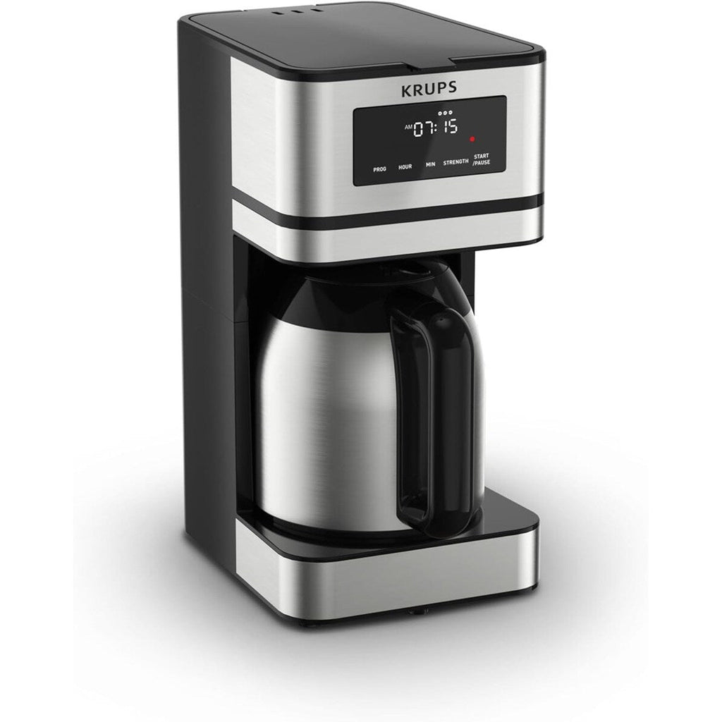Macchina da caffè programmabile da 14 tazze, caraffa in acciaio inox, 3 intensità di infusione, timer 24 ore, mantenimento in caldo 4 ore