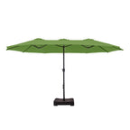 MAISON ARTS Ombrellone doppio extra large da 15 piedi con base inclusa