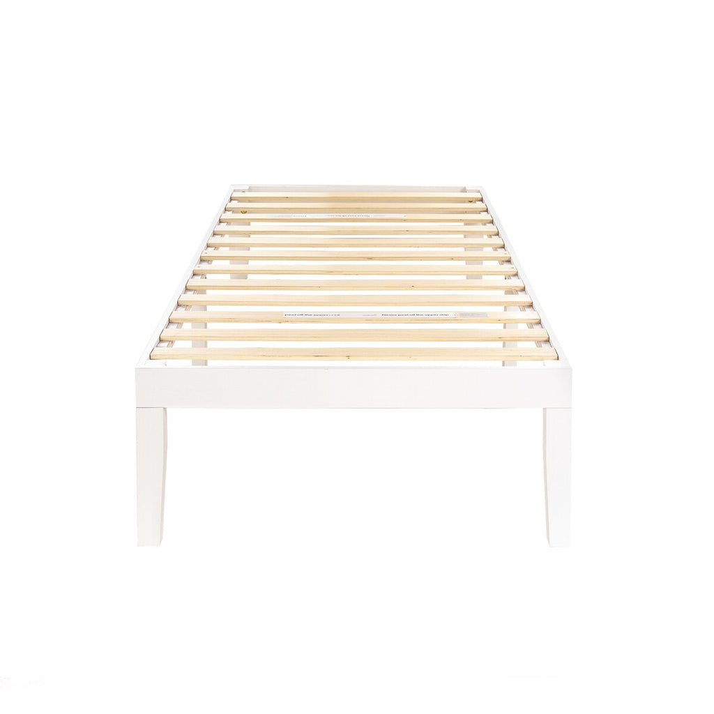 Struttura letto in legno massello classico da 16 pollici in più finiture