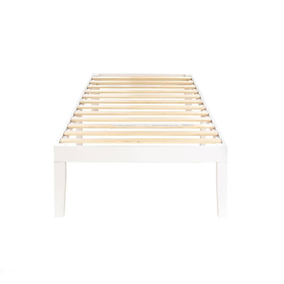 Struttura letto in legno massello classico da 16 pollici in più finiture
