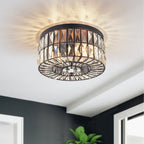 Lampada da soffitto a filo con cristallo a incandescenza a 2 luci C Cattleya
