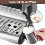 Macchina per caffè espresso automatica da 20 bar con montalatte per baristi domestici