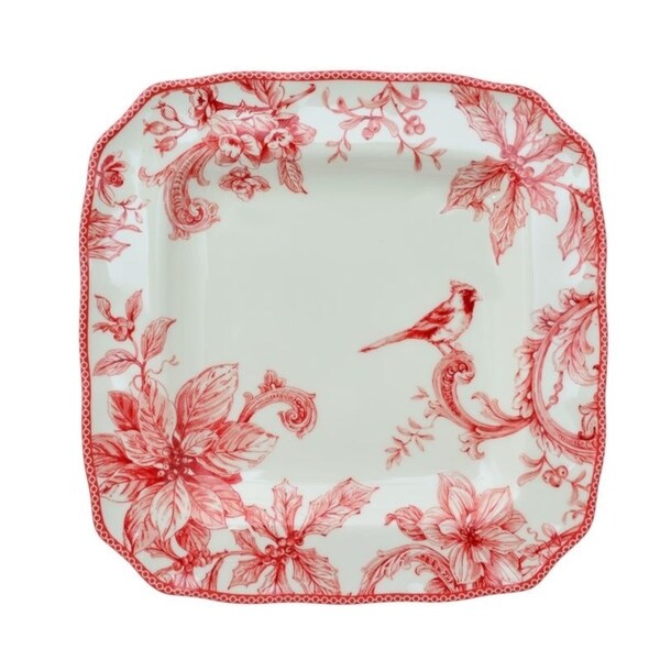 222 Fifth Christmas Lane Set di stoviglie da 16 pezzi, servizio per 4 persone