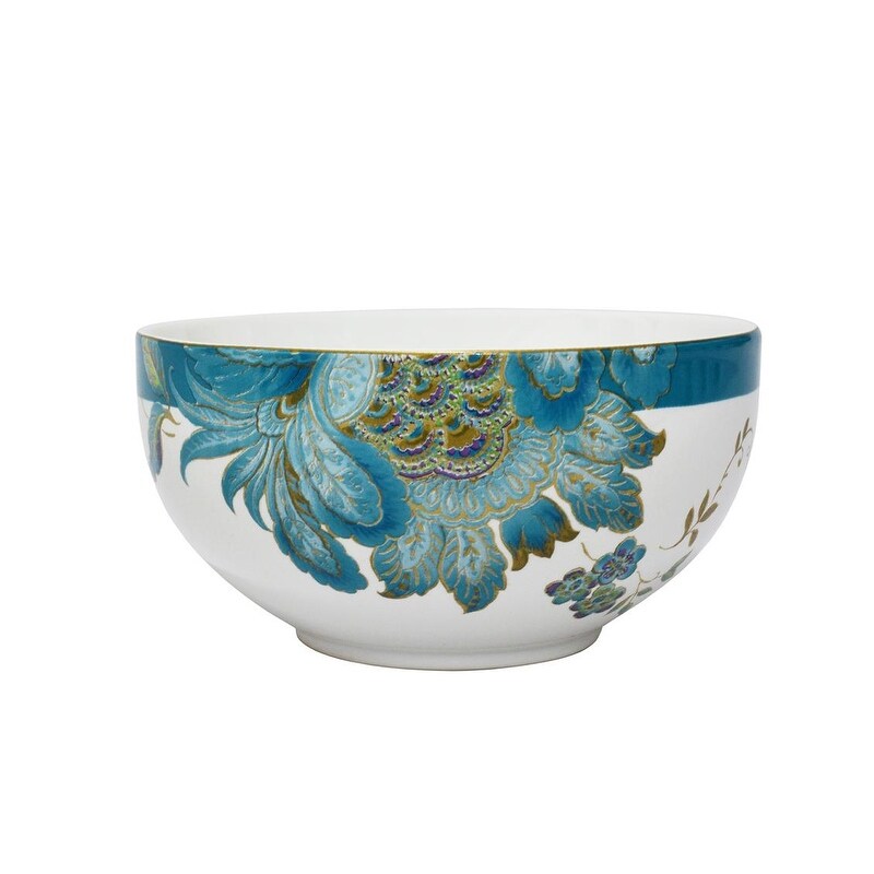 222 Fifth Eliza Set di stoviglie in porcellana da 16 pezzi, verde acqua