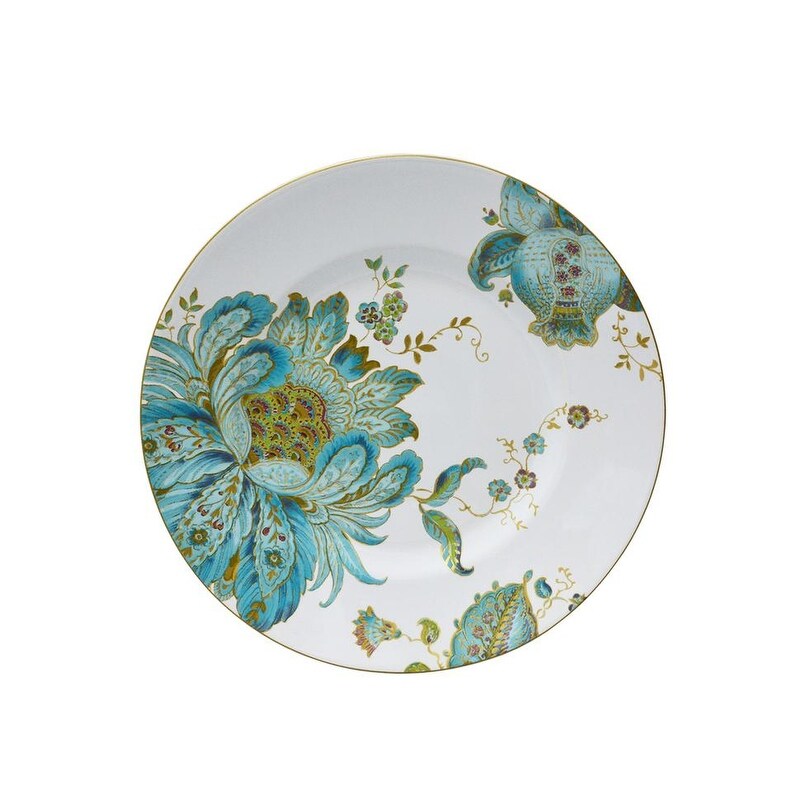 222 Fifth Eliza Set di stoviglie in porcellana da 16 pezzi, verde acqua
