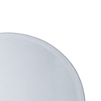 Specchio da bagno rotondo senza cornice da 22 pollici - Vetro specchiato - 22 pollici