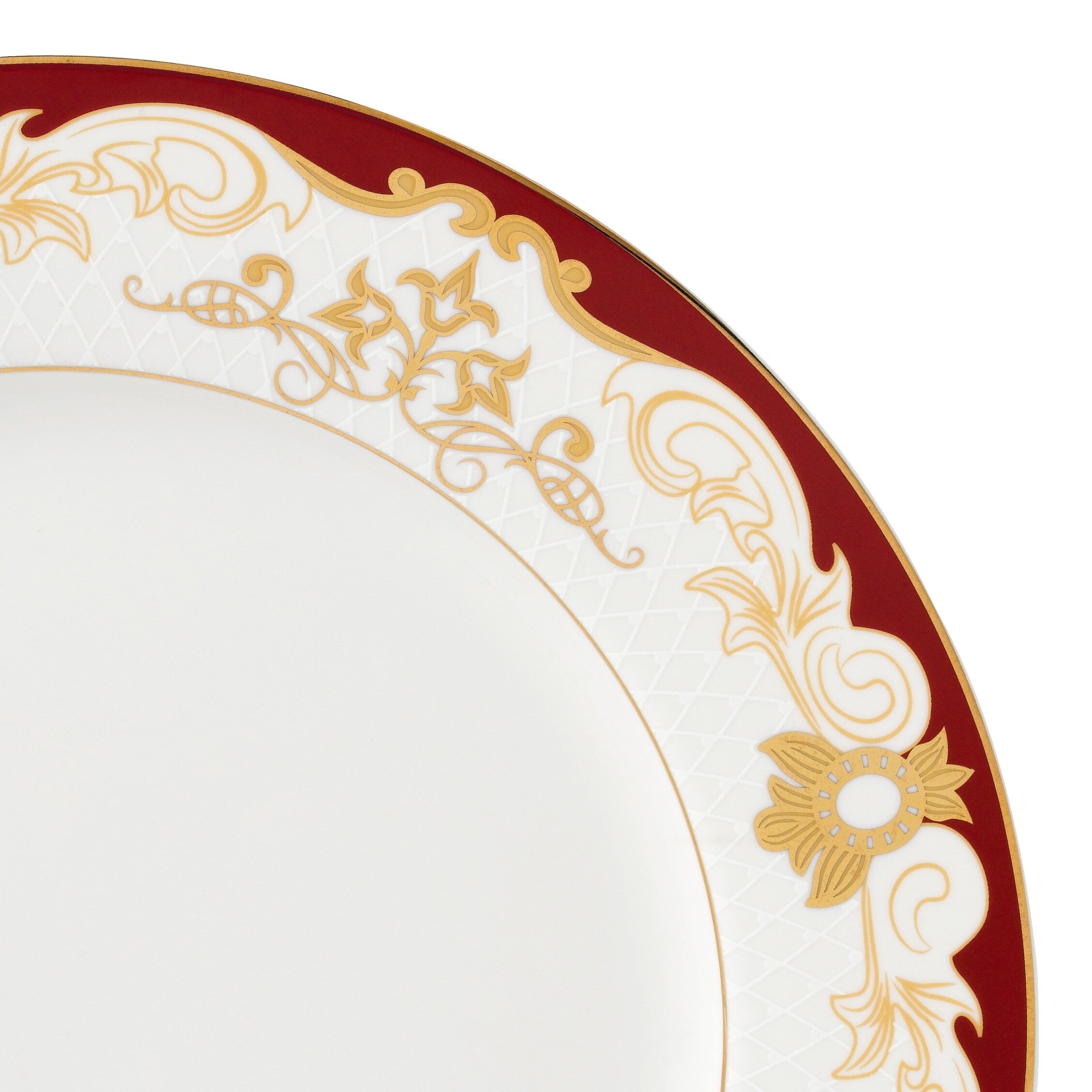 Set di stoviglie da 24 pezzi in porcellana fine, servizio per 4 di Lorren Home Trends