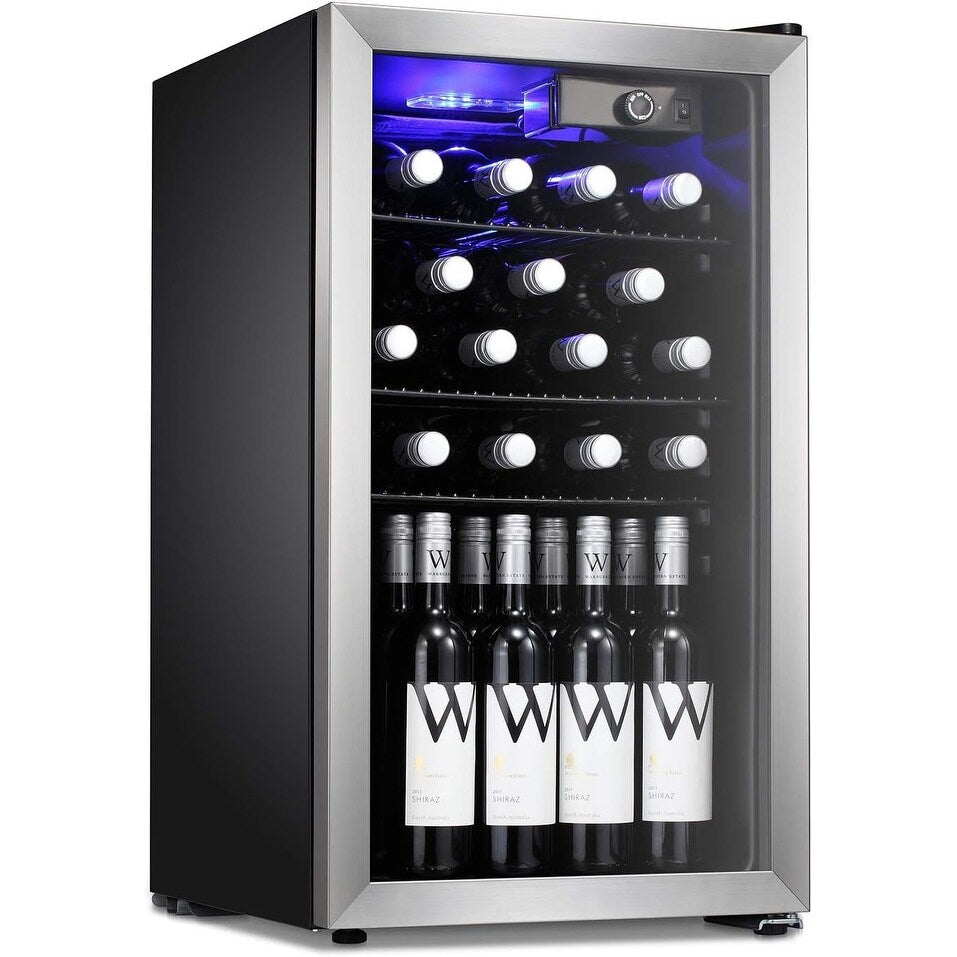 Frigorifero per vino/bevande da 26 bottiglie, mini frigorifero - 17,52*19,29*31,18 pollici