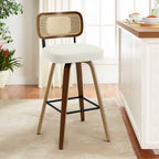 26/29 Sgabelli da bar girevoli/sgabelli da bancone con gambe in legno curvato