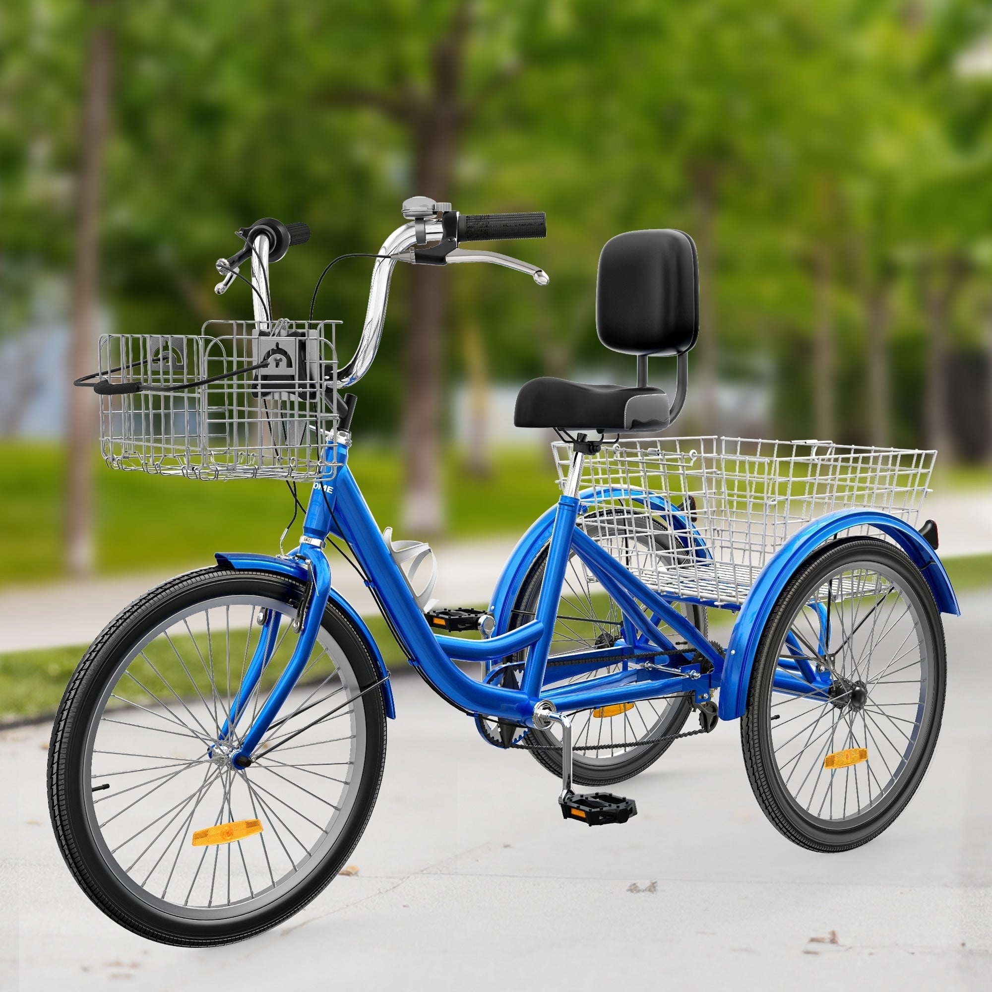 26 Tricicli per adulti a 3 ruote, bici a 7 velocità