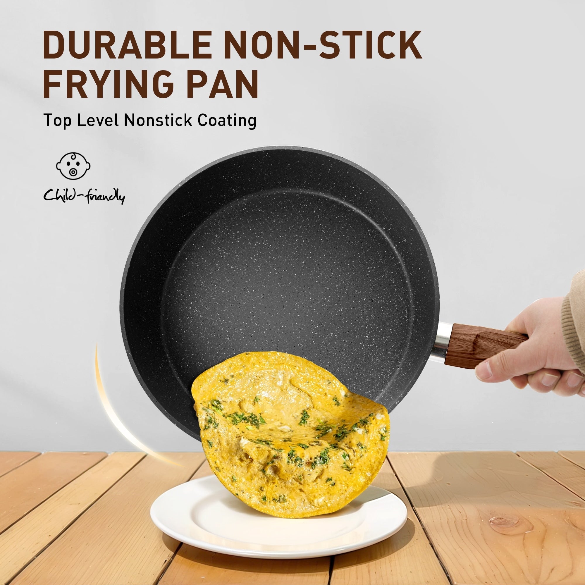 Set di pentole e teglie da cucina in granito da 30 pezzi, set di padelle antiaderenti