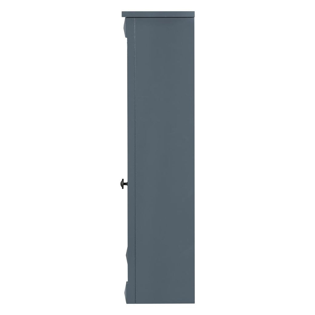 Mobile bagno moderno da 36'' con lavabo superiore e mobiletto a specchio, 2 ante e 2 cassetti