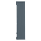 Mobile bagno moderno da 36'' con lavabo superiore e mobiletto a specchio, 2 ante e 2 cassetti
