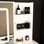 Mobiletto da trucco da 39,4'' con sgabello e specchio