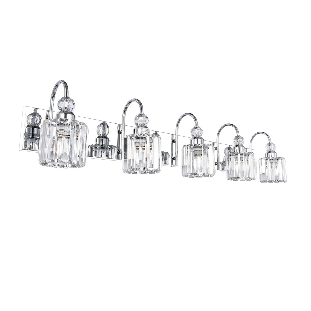 Lampada da parete per bagno moderna in cristallo con specchio cromato/nero/oro, luci da bagno, luci da toeletta
