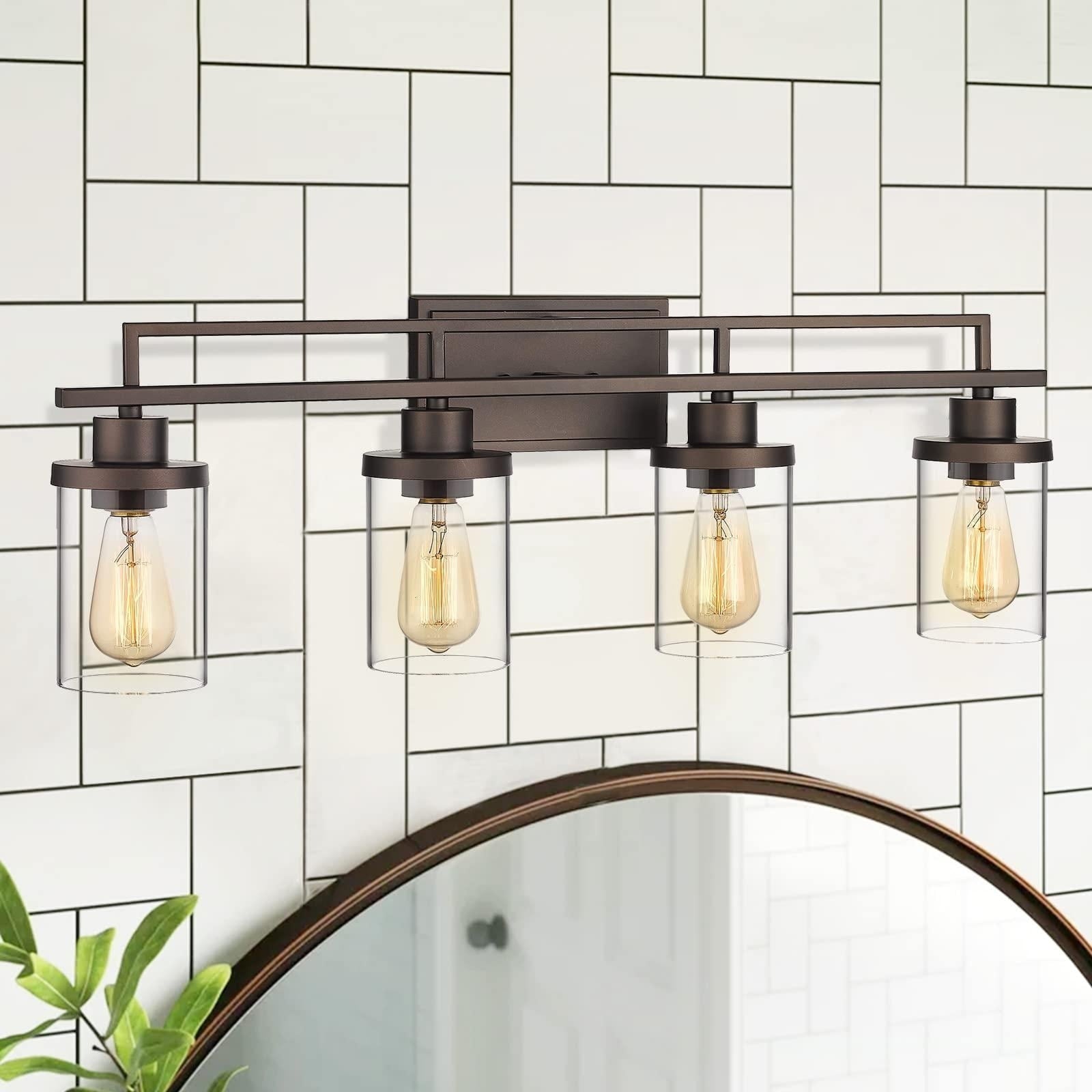 Lampada da bagno vintage a 4/5/6 luci