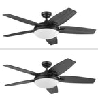 Ventilatore da soffitto Honeywell Carmel da 48 pollici con luce integrata e telecomando