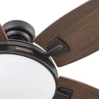 Ventilatore da soffitto Honeywell Carmel da 48 pollici con luce integrata e telecomando