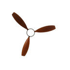 Ventilatore da soffitto a LED integrato da 48 e 52 pollici con luce e telecomando, motore CC reversibile