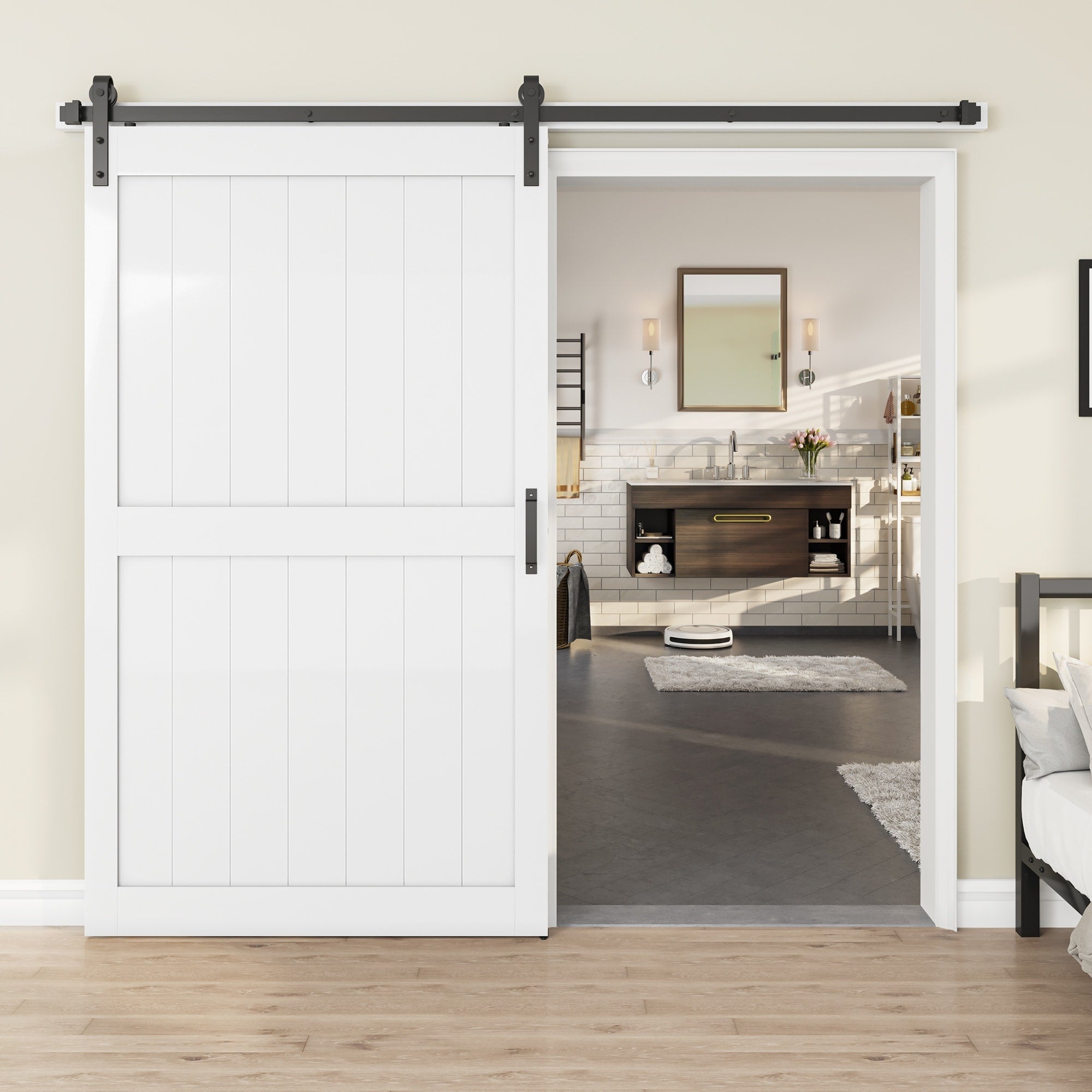 Porte da fienile 48X84 con ferramenta