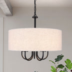 Lampada da soffitto moderna a 5 luci con montaggio a semi-incasso per sala da pranzo, camera da letto, soggiorno - N/D