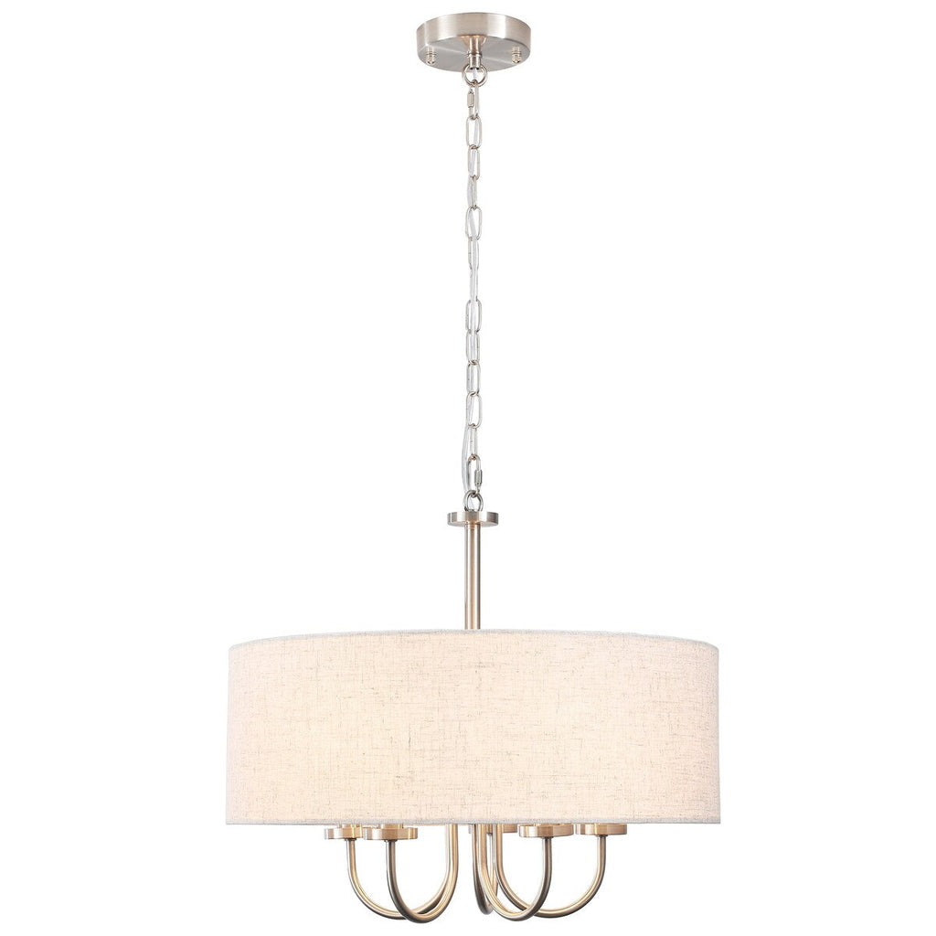 Lampada da soffitto moderna a 5 luci con montaggio a semi-incasso per sala da pranzo, camera da letto, soggiorno - N/D