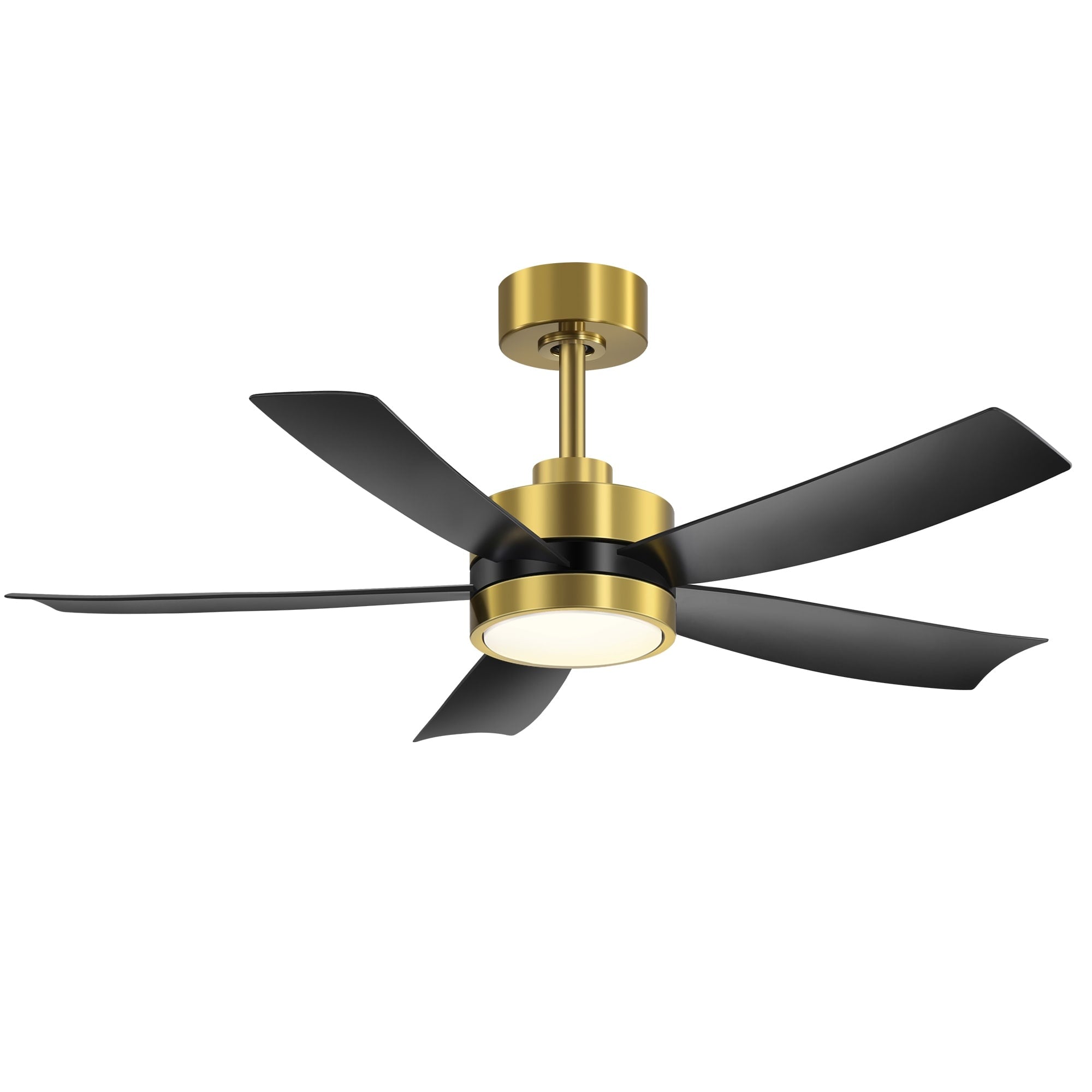Ventilatore da soffitto a LED Breezary 65/52/42 a 5 pale con kit luci e telecomando