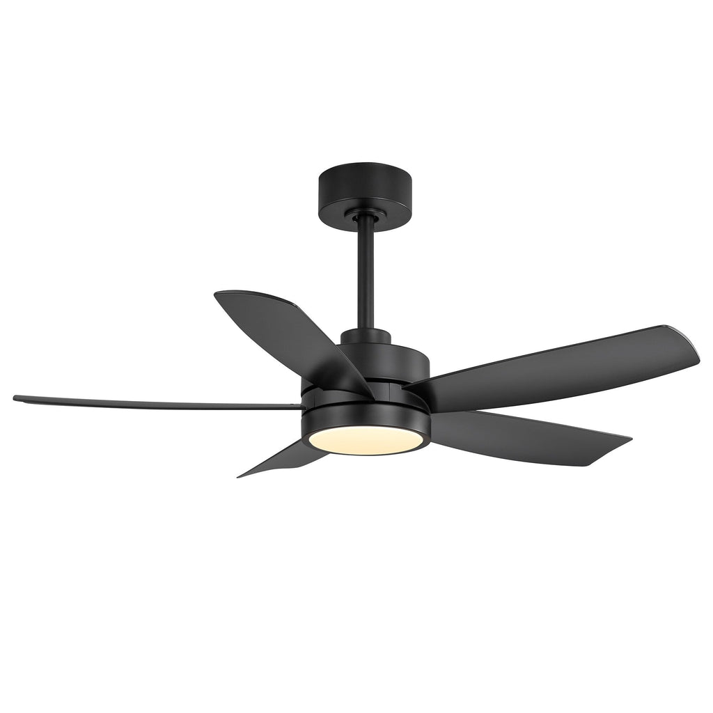 Ventilatore da soffitto a LED Breezary 65/52/42 a 5 pale con kit luci e telecomando
