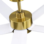 Ventilatore da soffitto a LED Breezary 65/52/42 a 5 pale con kit luci e telecomando