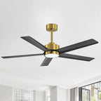 Ventilatore da soffitto a LED Breezary 65/52/42 a 5 pale con kit luci e telecomando