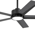 Ventilatore da soffitto a LED Breezary 65/52/42 a 5 pale con kit luci e telecomando