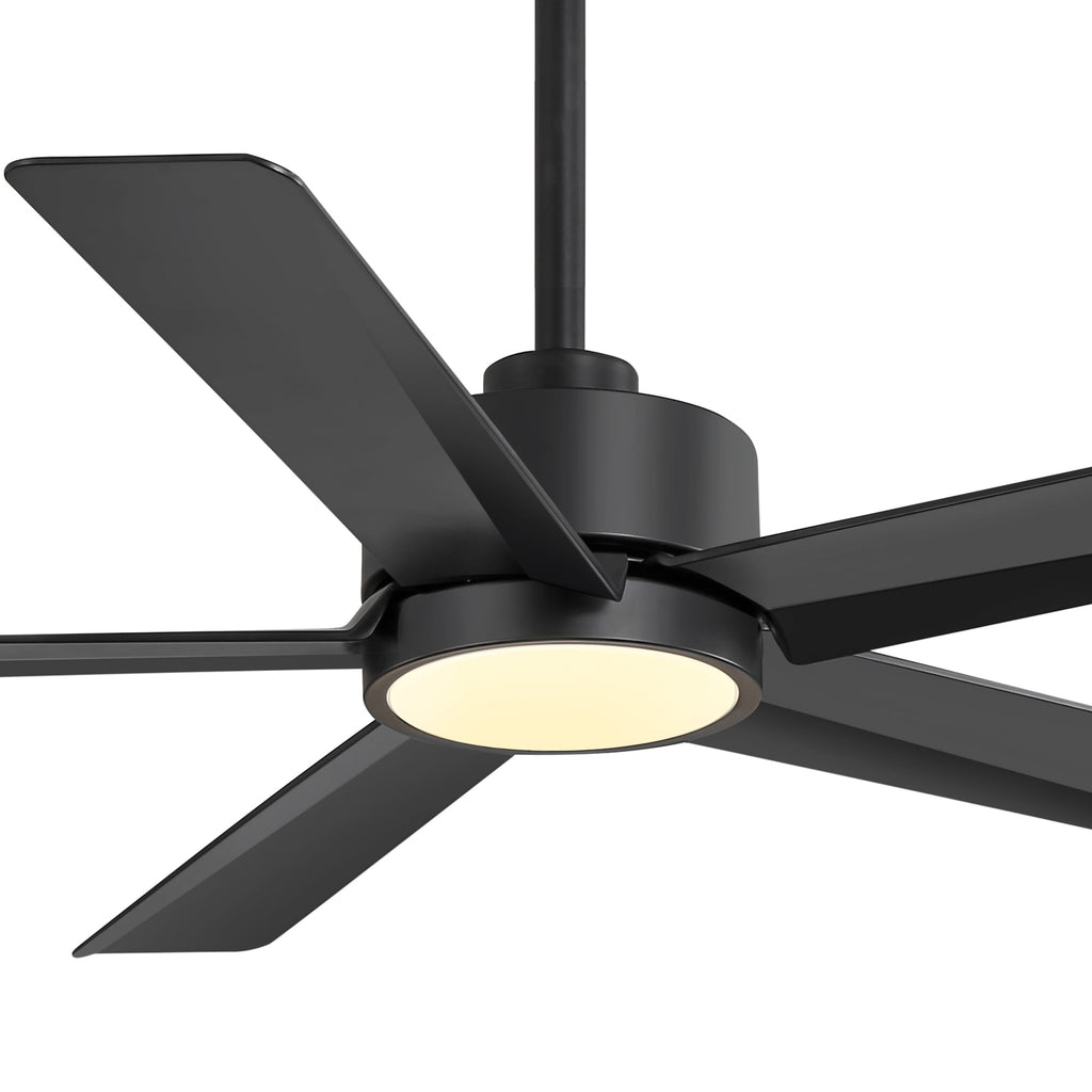 Ventilatore da soffitto a LED Breezary 65/52/42 a 5 pale con kit luci e telecomando