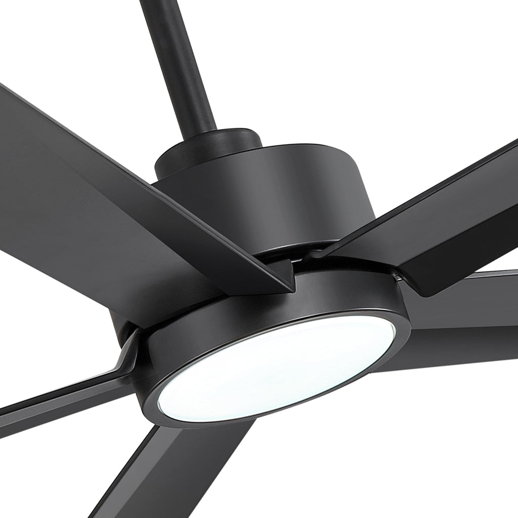 Ventilatore da soffitto a LED Breezary 65/52/42 a 5 pale con kit luci e telecomando