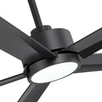 Ventilatore da soffitto a LED Breezary 65/52/42 a 5 pale con kit luci e telecomando