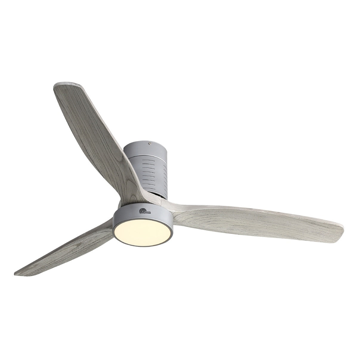 Ventilatore da soffitto a filo in stile fattoria da 52 pollici con luce e telecomando, motore CC reversibile