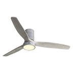 Ventilatore da soffitto a filo in stile fattoria da 52 pollici con luce e telecomando, motore CC reversibile